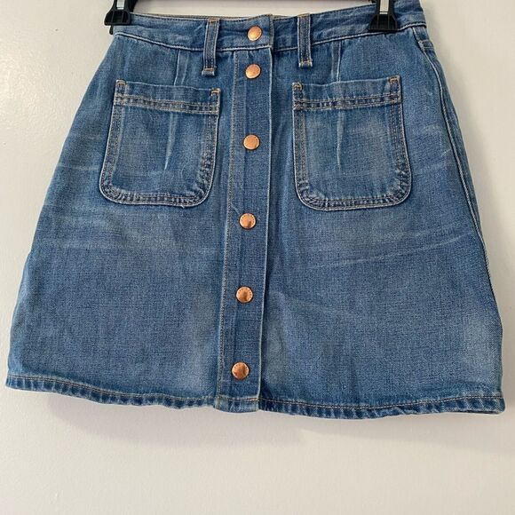 Rag & bone Santa Cruz Mini Skirt denim - Picture 5 of 10